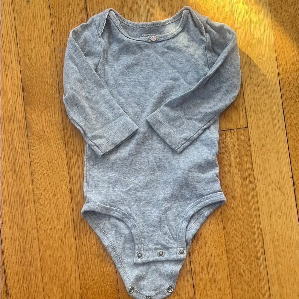 Black Peplum Sweater and Gray Bodysuit Set